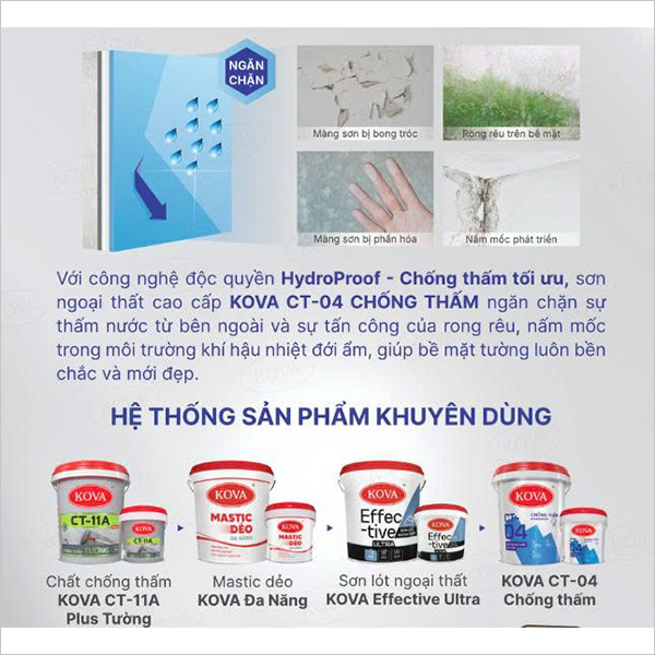Sơn chống thấm Kova